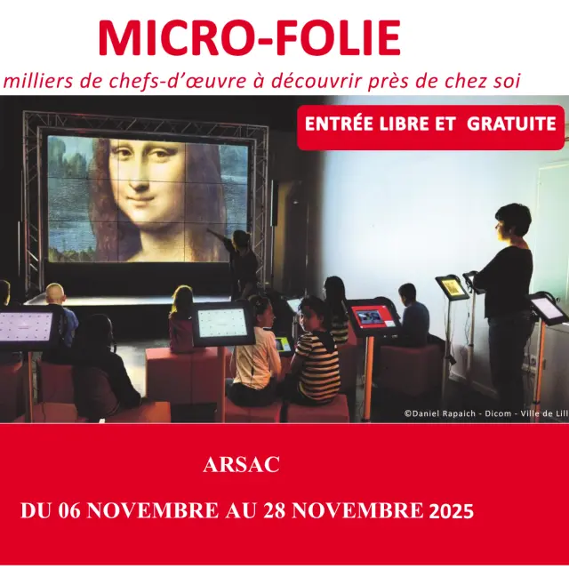 Affiche Micro Folie Arsac 2025