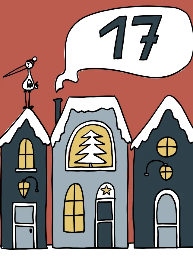 Calendrier Avent 17 Maisons Copie