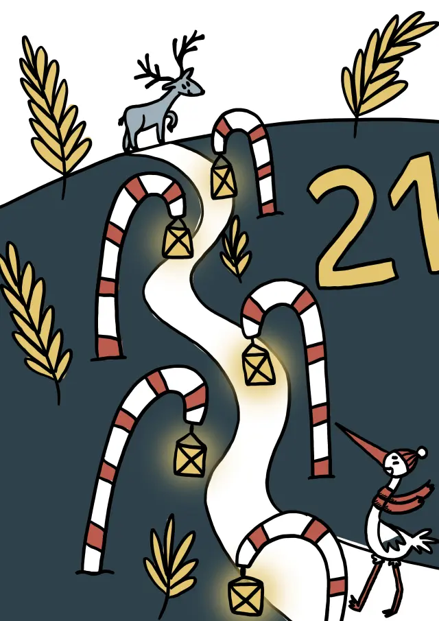 Calendrier Avent 21 Sucres Dorge Copie