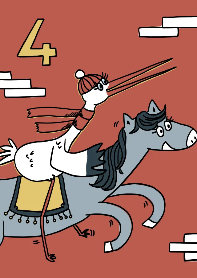 Calendrier Avent 4 Cheval